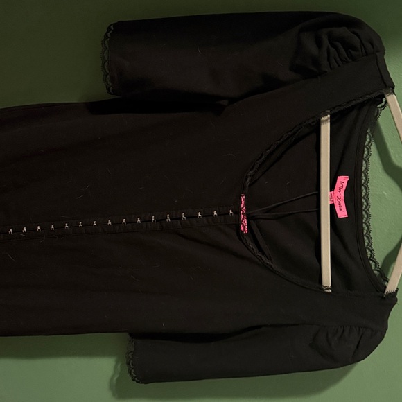 Betsey Johnson Black Long Sleeve Dress - Picture 2 of 6